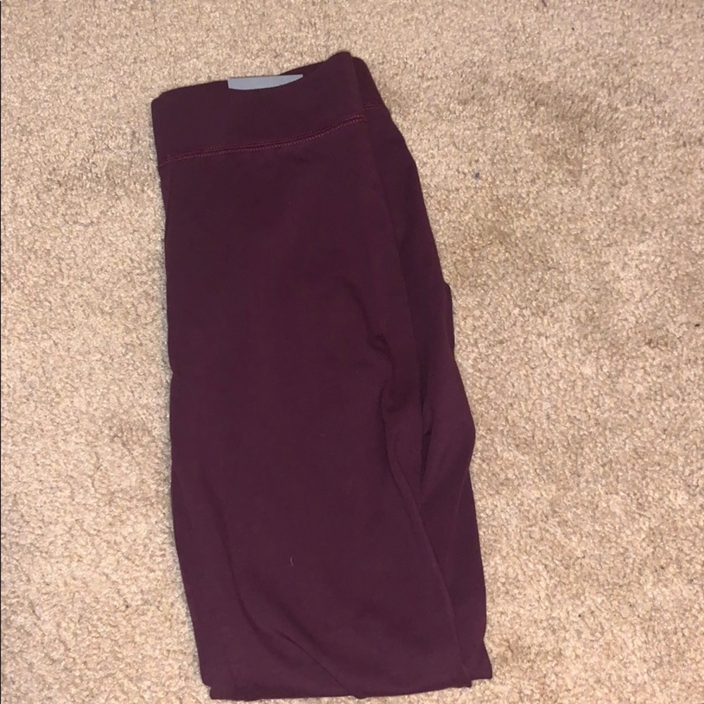Aerie Maroon Leggings